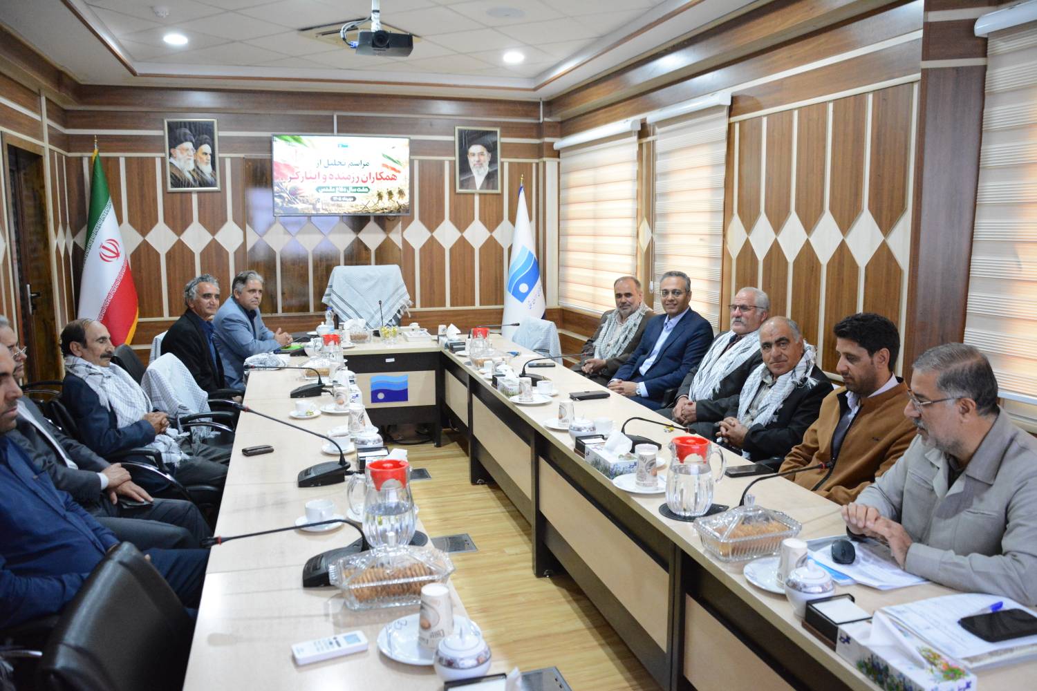 تجلیل ایثارگران، رزمندگان و آزادگان شرکت با حضور مدیرعامل